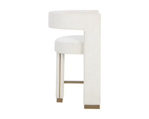 Adamina Counter Stool - perfect for modern counters | Image 7 | InSTYLE Home & Rugs