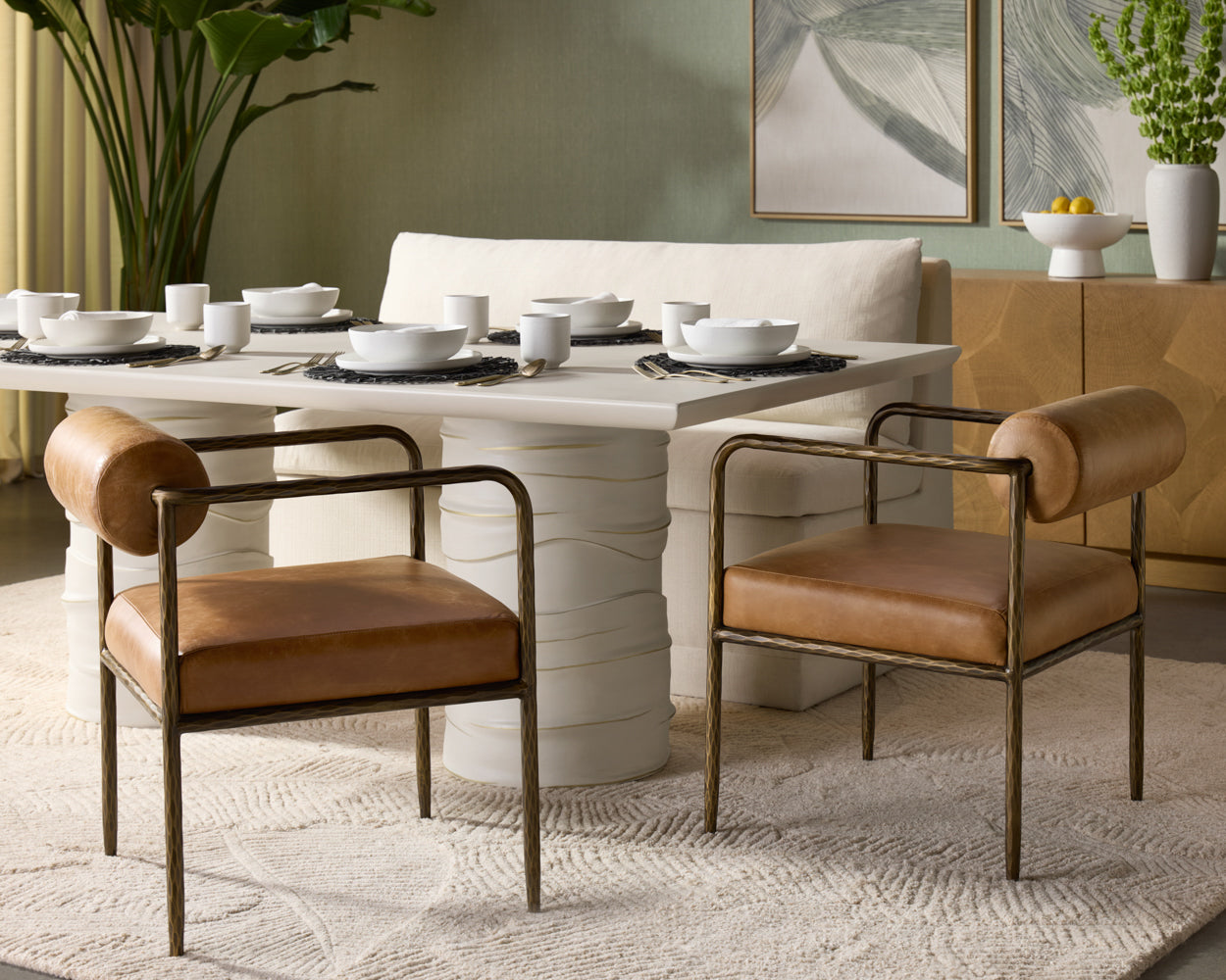 Ajani Dining Armchair - comfortable dining experience | Image 4 | InSTYLE Home & Rugs