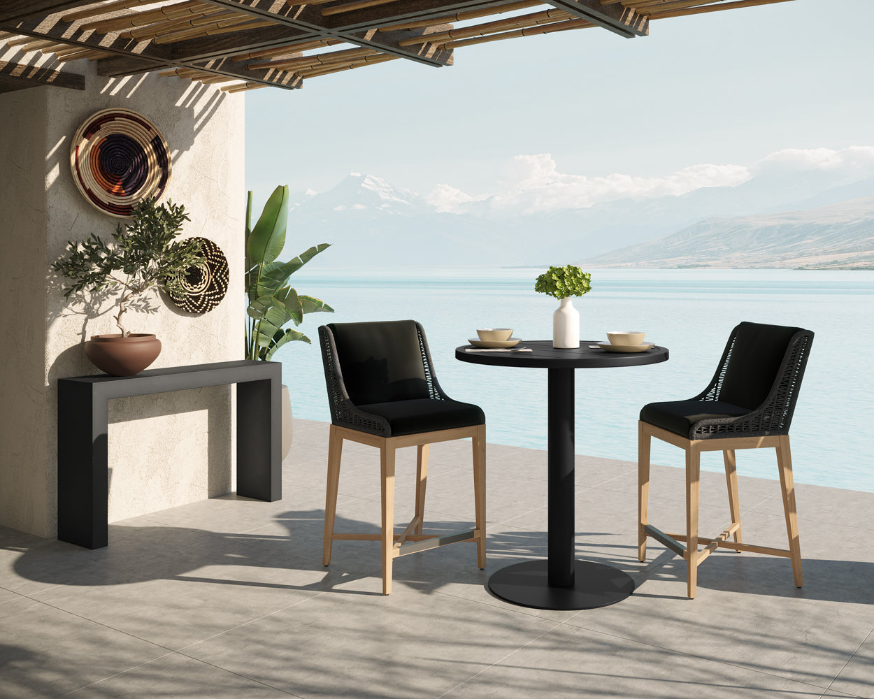 Merano Bar Table - elegant bar tables for gatherings | Image 2 | InSTYLE Home & Rugs