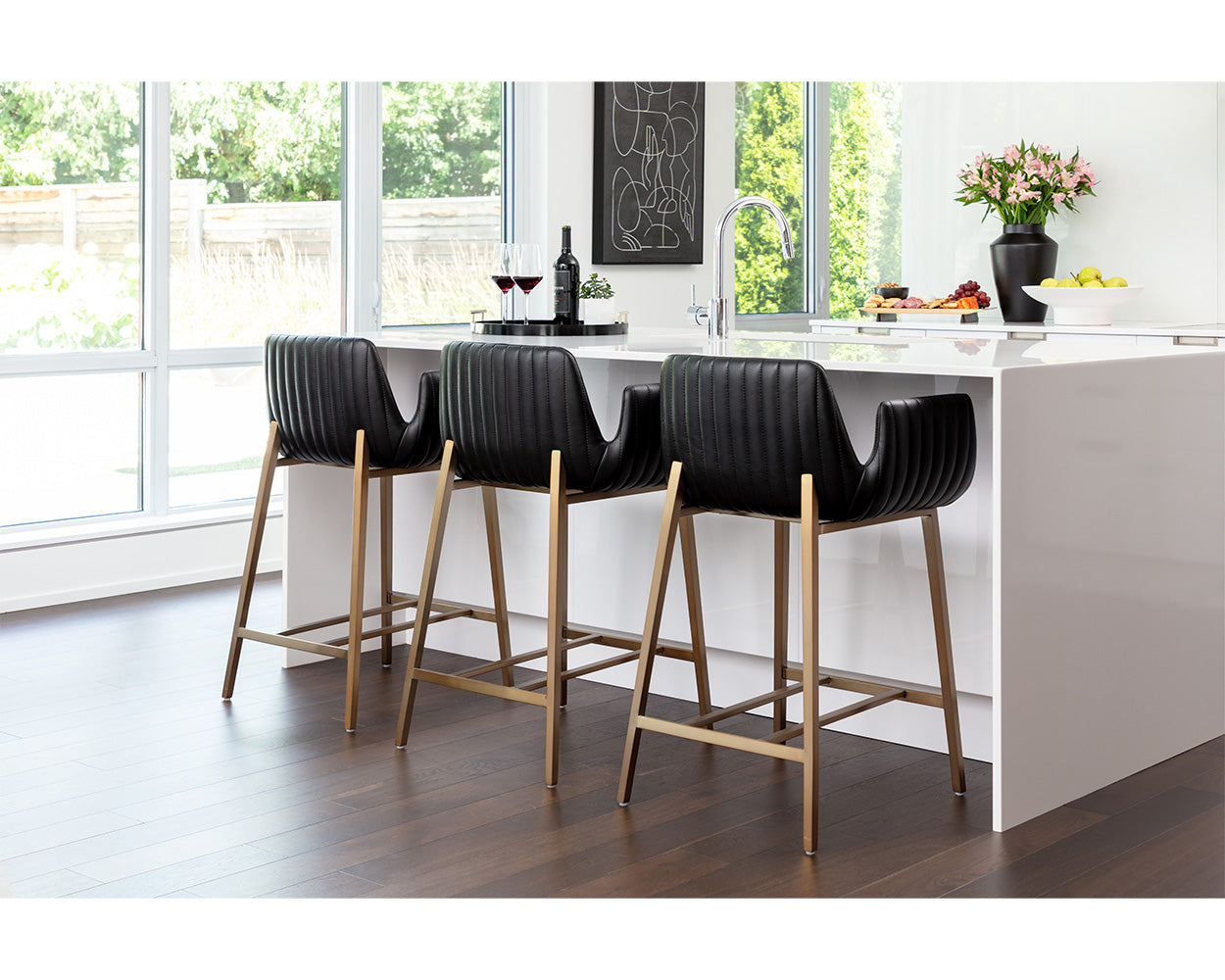 Lucano Counter Stool - perfect for modern counters | Image 4 | InSTYLE Home & Rugs