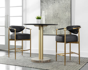 Heloise Counter Stool - perfect for modern counters | Image 9 | InSTYLE Home & Rugs