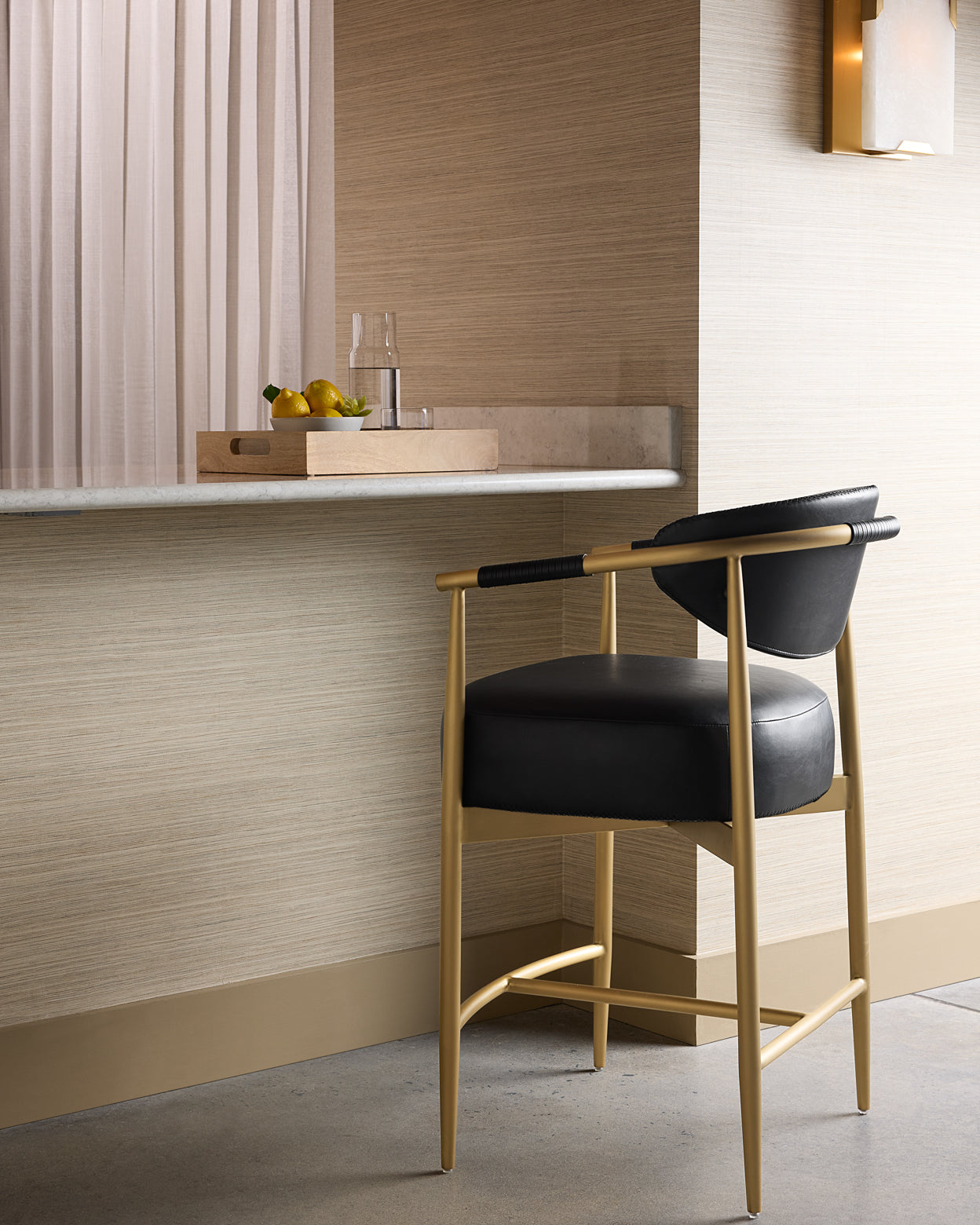 Heloise Counter Stool - perfect for modern counters | Image 8 | InSTYLE Home & Rugs