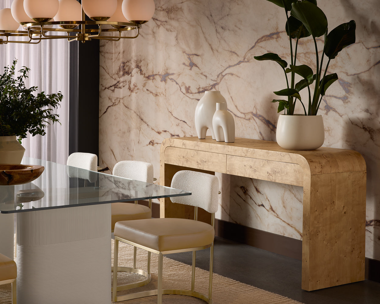 Rowena Console Table - sleek design for modern homes | Image 2 | InSTYLE Home & Rugs