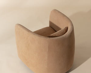 Emilie Swivel Lounge Chair - perfect for casual unwinding | Image 14 | InSTYLE Home & Rugs