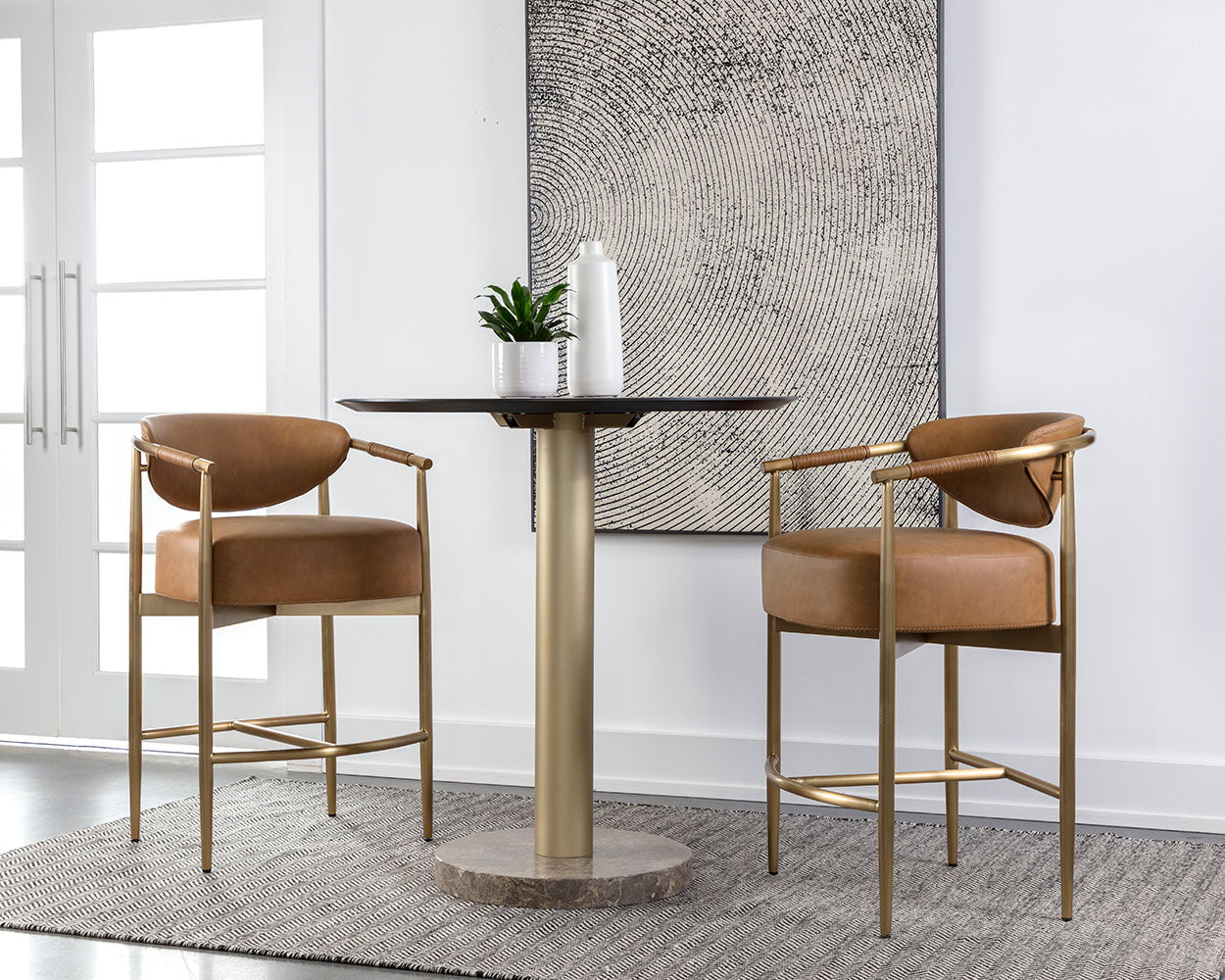 Heloise Counter Stool - perfect for modern counters | Image 15 | InSTYLE Home & Rugs