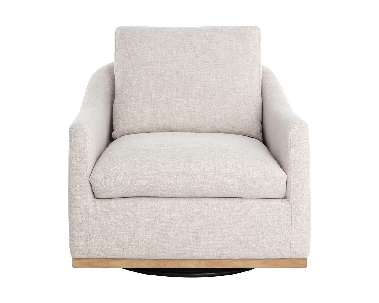 Corbin Swivel Lounge Chair - perfect for casual unwinding | Image 6 | InSTYLE Home & Rugs