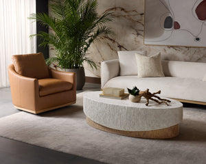 Corbin Swivel Lounge Chair - perfect for casual unwinding | Image 11 | InSTYLE Home & Rugs