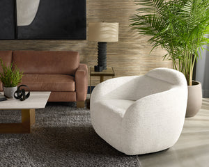 Ismo Swivel Lounge Chair - perfect for casual unwinding | Image 12 | InSTYLE Home & Rugs
