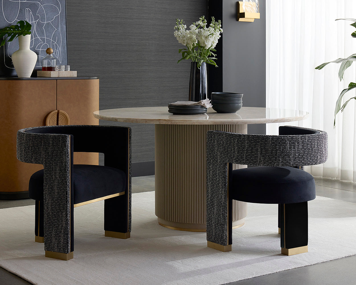 Adamina Dining Armchair - stylish chairs for any table | Image 13 | InSTYLE Home & Rugs