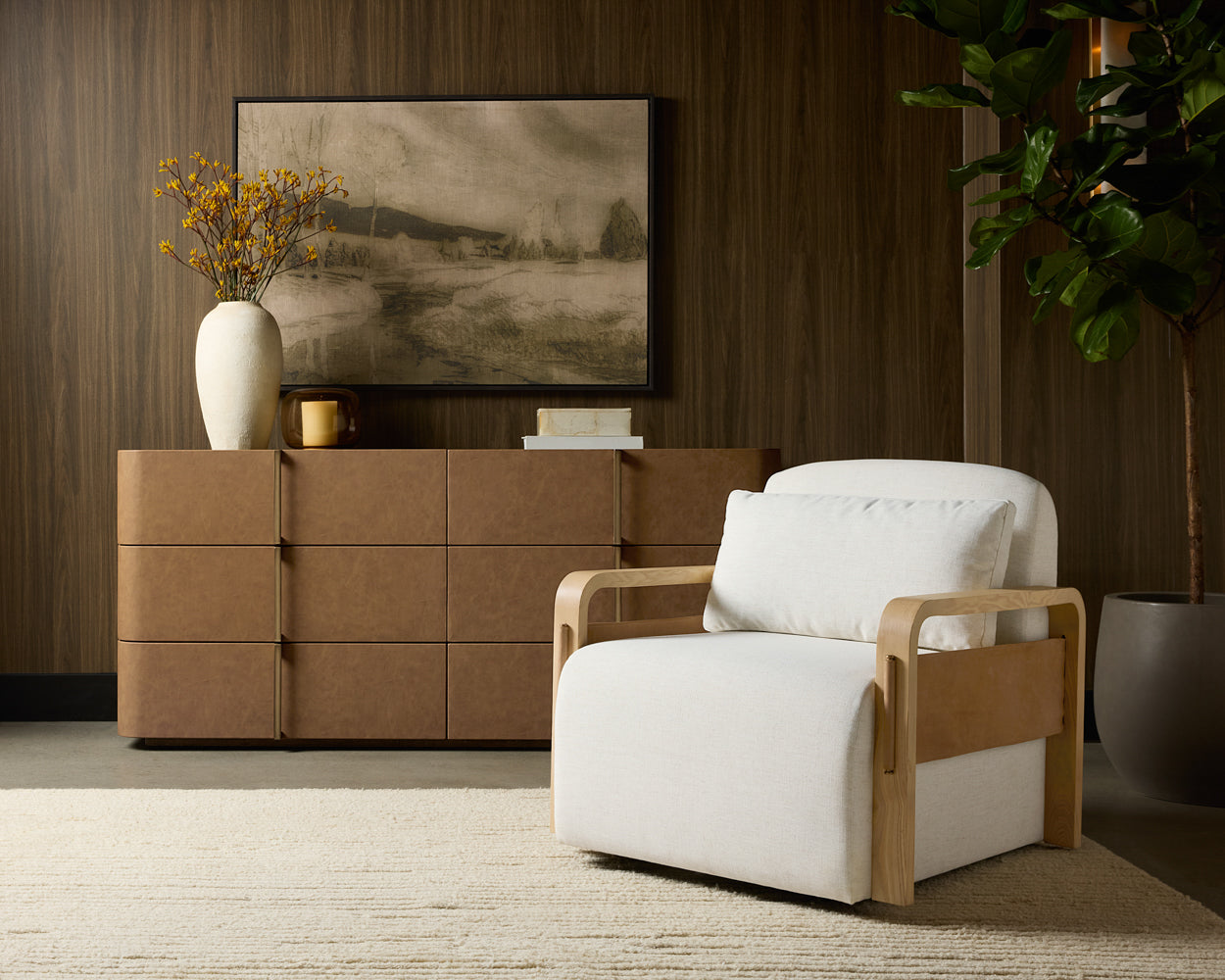 Otso Swivel Lounge Chair - stylish lounge chairs for any room | Image 2 | InSTYLE Home & Rugs