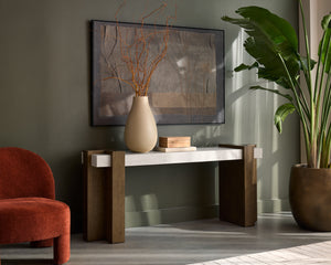 Minerva Console Table - slim tables for entryways | Image 2 | InSTYLE Home & Rugs