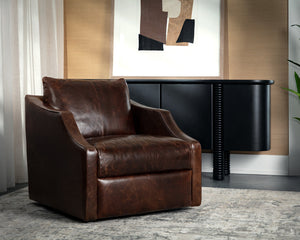 Orwell Swivel Lounge Chair - comfortable chairs for relaxation | Image 3 | InSTYLE Home & Rugs