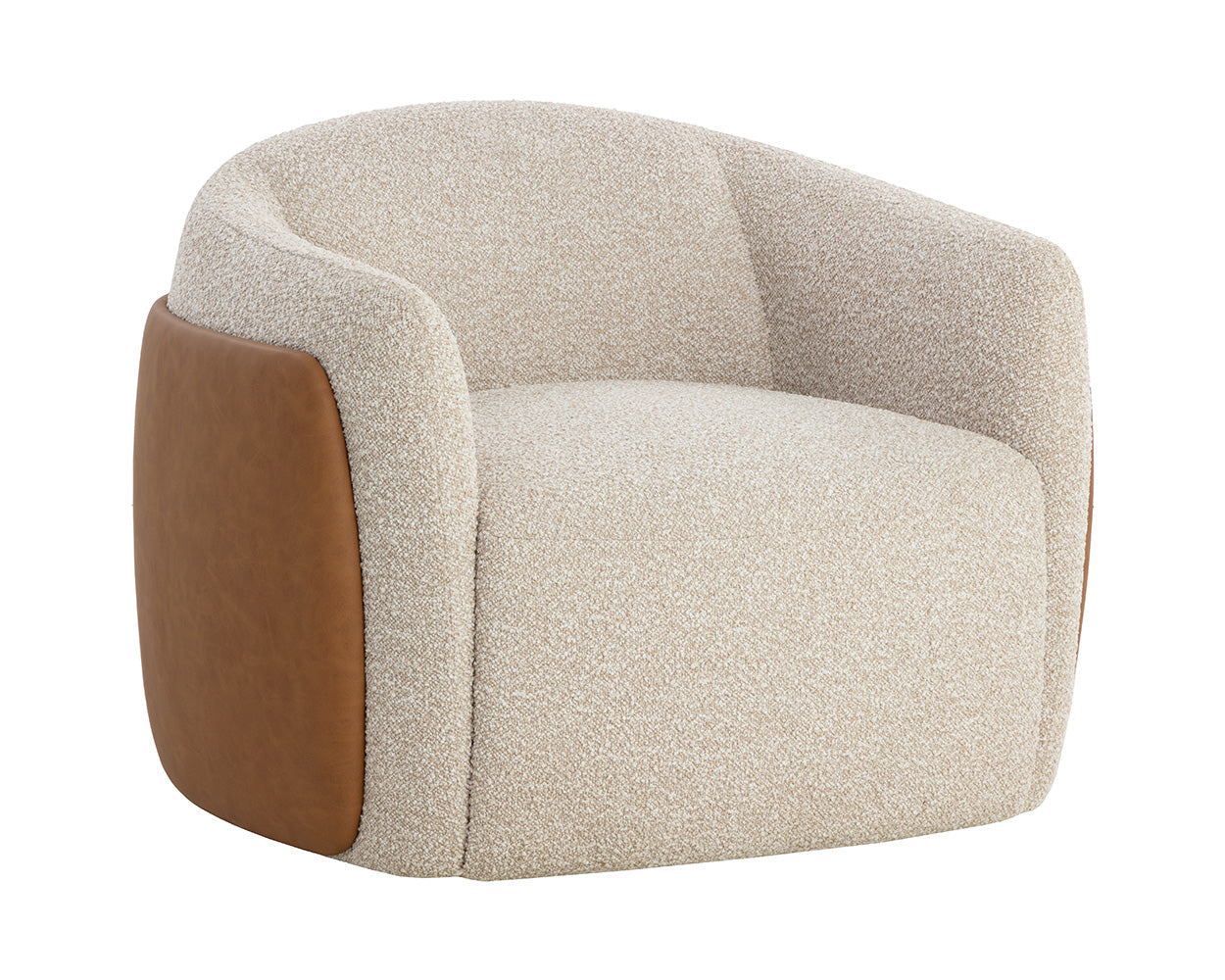 Caris Swivel Lounge Chair - comfortable chairs for relaxation | Image 6 | InSTYLE Home & Rugs