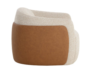 Caris Swivel Lounge Chair - comfortable chairs for relaxation | Image 8 | InSTYLE Home & Rugs
