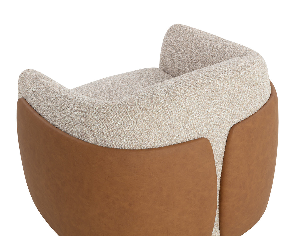 Caris Swivel Lounge Chair - comfortable chairs for relaxation | Image 10 | InSTYLE Home & Rugs