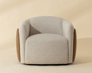 Caris Swivel Lounge Chair - comfortable chairs for relaxation | Image 11 | InSTYLE Home & Rugs