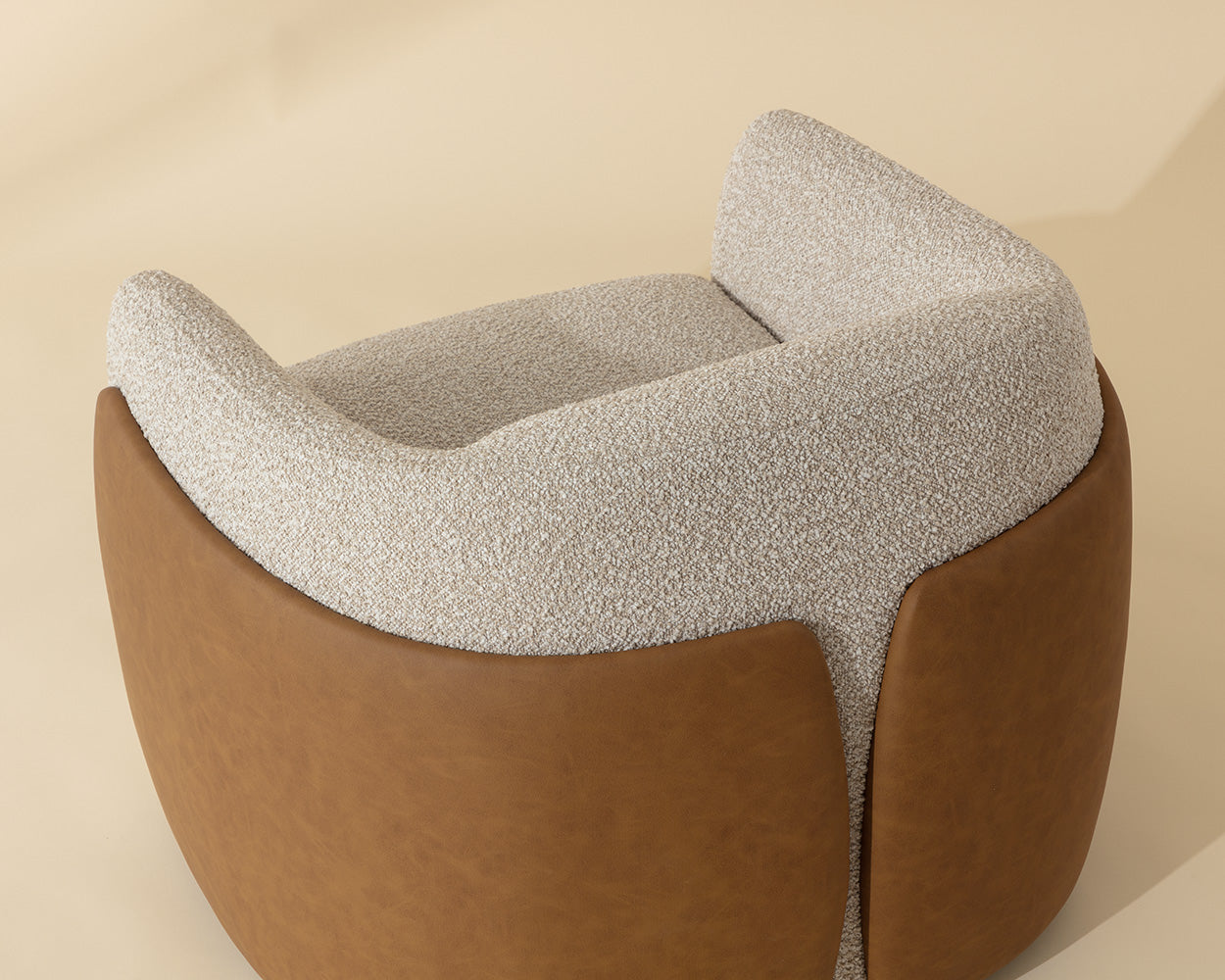 Caris Swivel Lounge Chair - comfortable chairs for relaxation | Image 5 | InSTYLE Home & Rugs