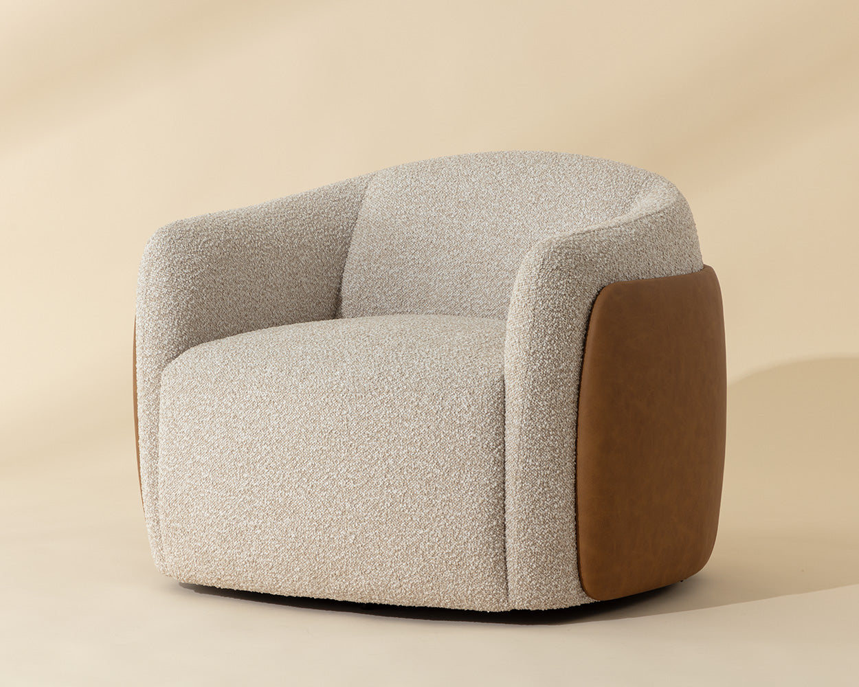 Caris Swivel Lounge Chair - comfortable chairs for relaxation | Image 1 | InSTYLE Home & Rugs