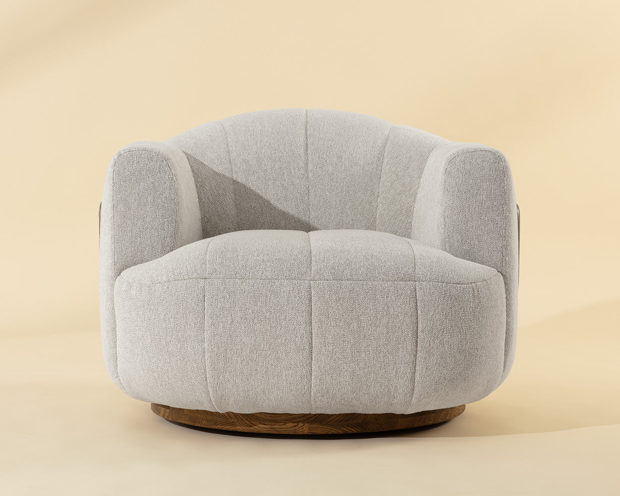 Tadeo Swivel Armchair - perfect for casual unwinding | Image 2 | InSTYLE Home & Rugs