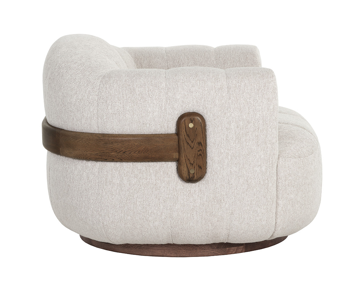 Tadeo Swivel Armchair - perfect for casual unwinding | Image 8 | InSTYLE Home & Rugs