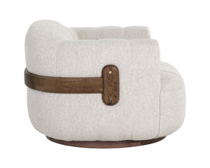 Tadeo Swivel Armchair - perfect for casual unwinding | Image 8 | InSTYLE Home & Rugs