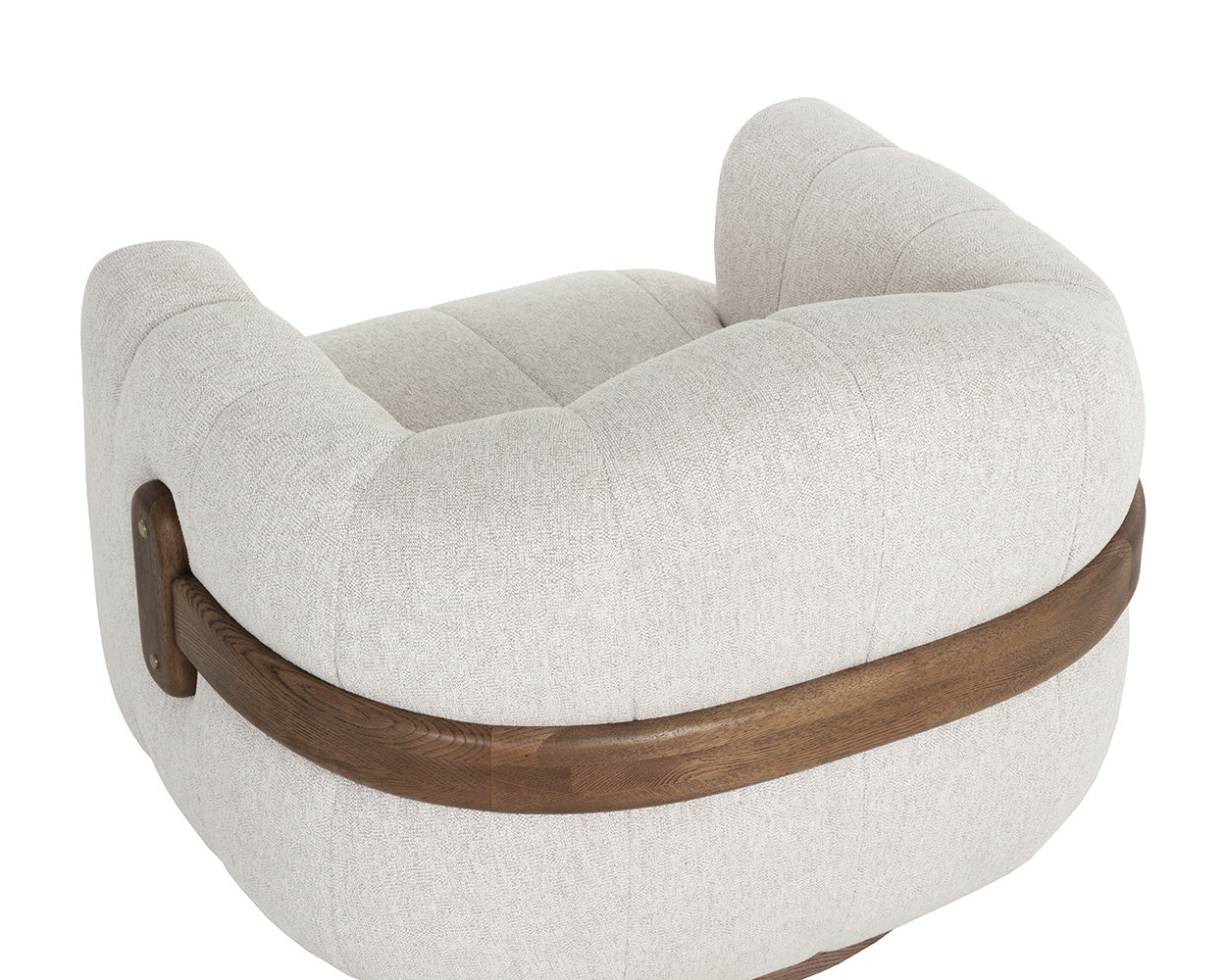 Tadeo Swivel Armchair - perfect for casual unwinding | Image 10 | InSTYLE Home & Rugs