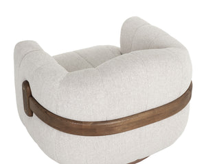 Tadeo Swivel Armchair - perfect for casual unwinding | Image 10 | InSTYLE Home & Rugs
