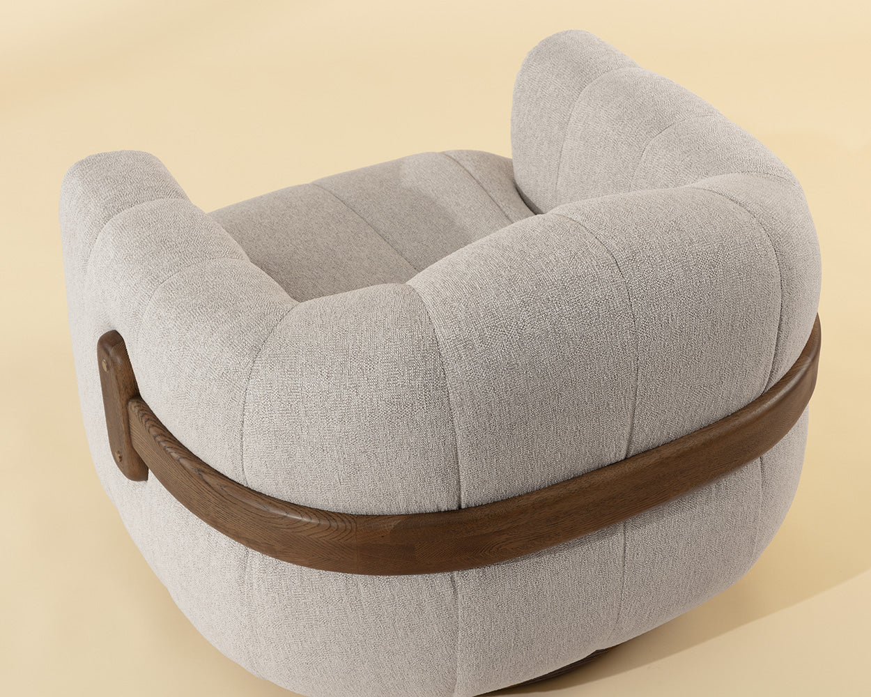 Tadeo Swivel Armchair - perfect for casual unwinding | Image 5 | InSTYLE Home & Rugs
