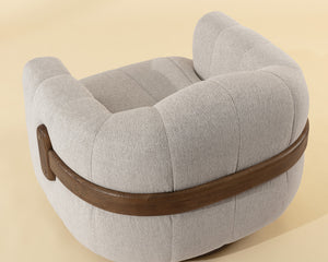Tadeo Swivel Armchair - perfect for casual unwinding | Image 3 | InSTYLE Home & Rugs