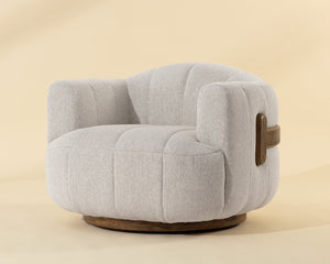 Tadeo Swivel Armchair - perfect for casual unwinding | Image 1 | InSTYLE Home & Rugs