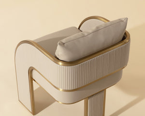 Baz Dining Armchair - elegant seating for dining areas | Image 10 | InSTYLE Home & Rugs