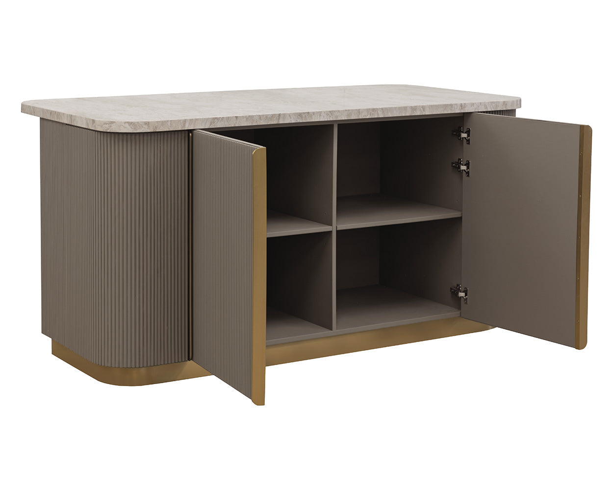 Cataldi Kitchen Island - sleek design for modern kitchens | Image 5 | InSTYLE Home & Rugs
