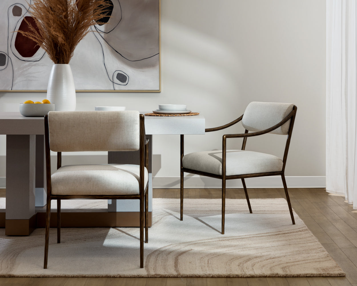 Leticia Dining Armchair - stylish chairs for any table | Image 3 | InSTYLE Home & Rugs