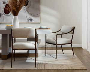 Leticia Dining Armchair - stylish chairs for any table | Image 3 | InSTYLE Home & Rugs