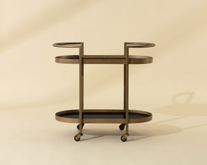 Bartlett Bar Cart - perfect storage for drinks and glassware | Image 4 | InSTYLE Home & Rugs