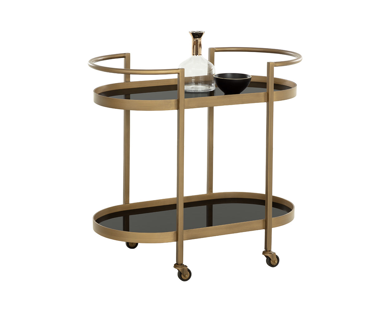 Bartlett Bar Cart - perfect storage for drinks and glassware | Image 5 | InSTYLE Home & Rugs