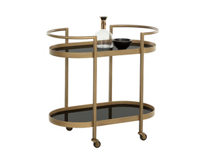 Bartlett Bar Cart - perfect storage for drinks and glassware | Image 7 | InSTYLE Home & Rugs