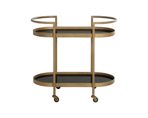 Bartlett Bar Cart - perfect storage for drinks and glassware | Image 9 | InSTYLE Home & Rugs