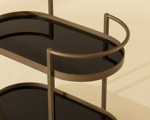 Bartlett Bar Cart - perfect storage for drinks and glassware | Image 6 | InSTYLE Home & Rugs