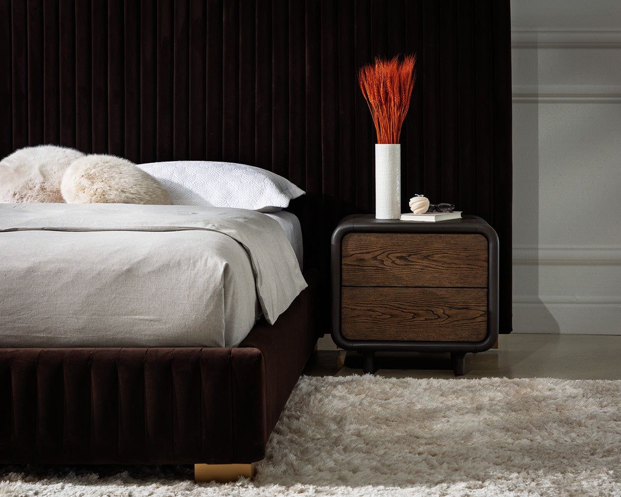 Koa Nightstand - modern storage for your bedside | Image 2 | InSTYLE Home & Rugs
