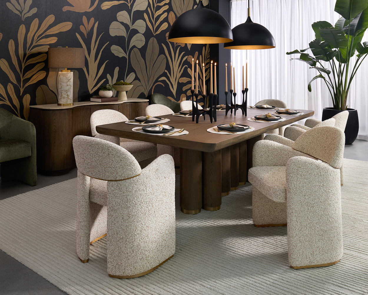 Snowden Dining Armchair - elegant seating for dining areas | Image 4 | InSTYLE Home & Rugs
