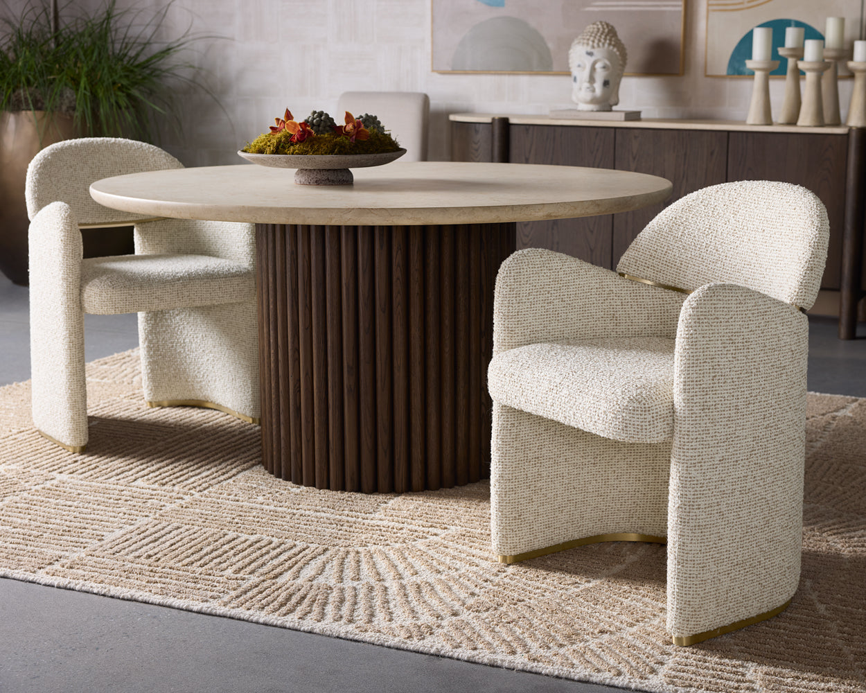 Snowden Dining Armchair - elegant seating for dining areas | Image 2 | InSTYLE Home & Rugs