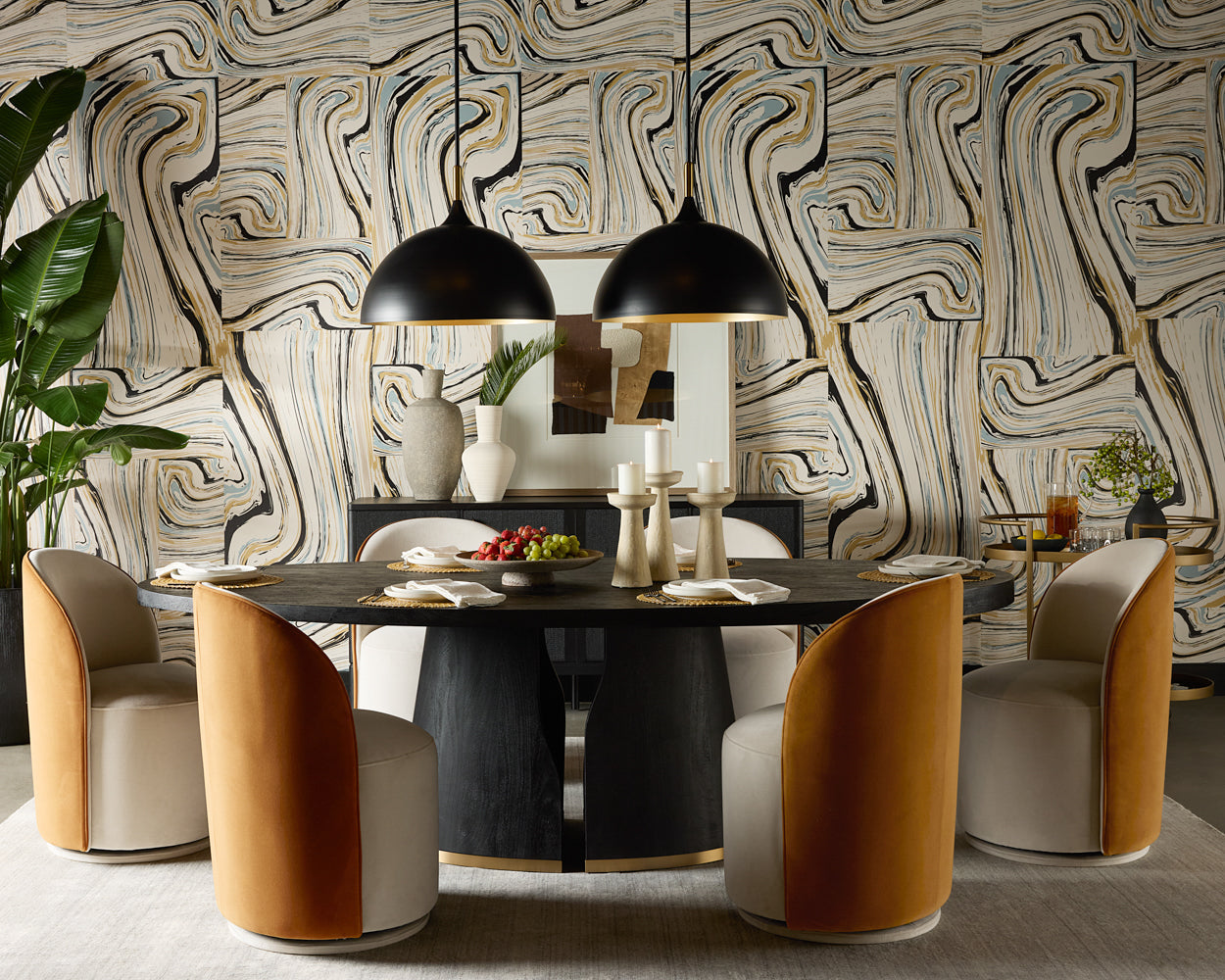Tasmin Dining Table - stylish dining tables for gatherings | Image 2 | InSTYLE Home & Rugs