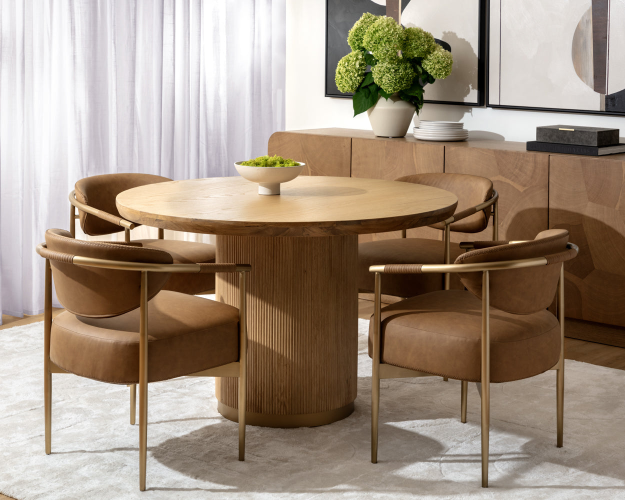 Kalla Dining Table - perfect for family meals | Image 4 | InSTYLE Home & Rugs