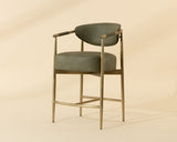 Heloise Counter Stool - ergonomic design for comfort | Image 3 | InSTYLE Home & Rugs