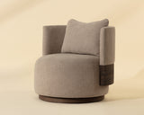Bastille Swivel Lounge Chair - comfortable chairs for relaxation | Image 1 | InSTYLE Home & Rugs