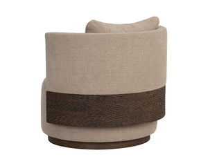 Bastille Swivel Lounge Chair - comfortable chairs for relaxation | Image 7 | InSTYLE Home & Rugs