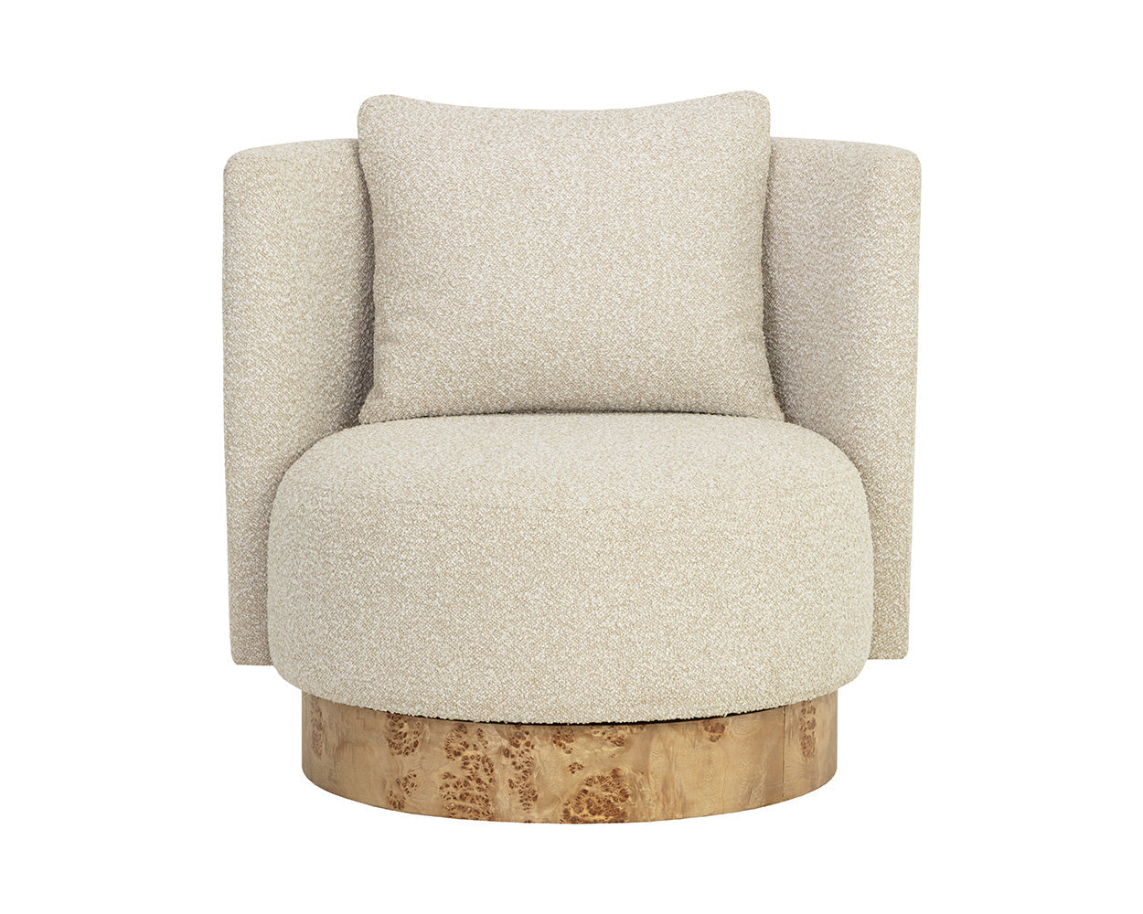 Fortis Swivel Lounge Chair - perfect for casual unwinding | Image 5 | InSTYLE Home & Rugs