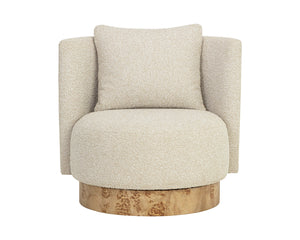 Fortis Swivel Lounge Chair - perfect for casual unwinding | Image 5 | InSTYLE Home & Rugs