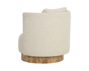 Fortis Swivel Lounge Chair - perfect for casual unwinding | Image 7 | InSTYLE Home & Rugs